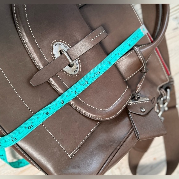 Dooney & Bourke Toscana Brown Leather Satchel Bag - Picture 16 of 16